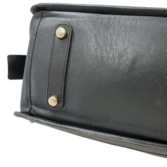 Coach Dreamer 36 Smooth Leather Satchel Shoulder Tote Bag in Black 31640 - Picture 12 of 16